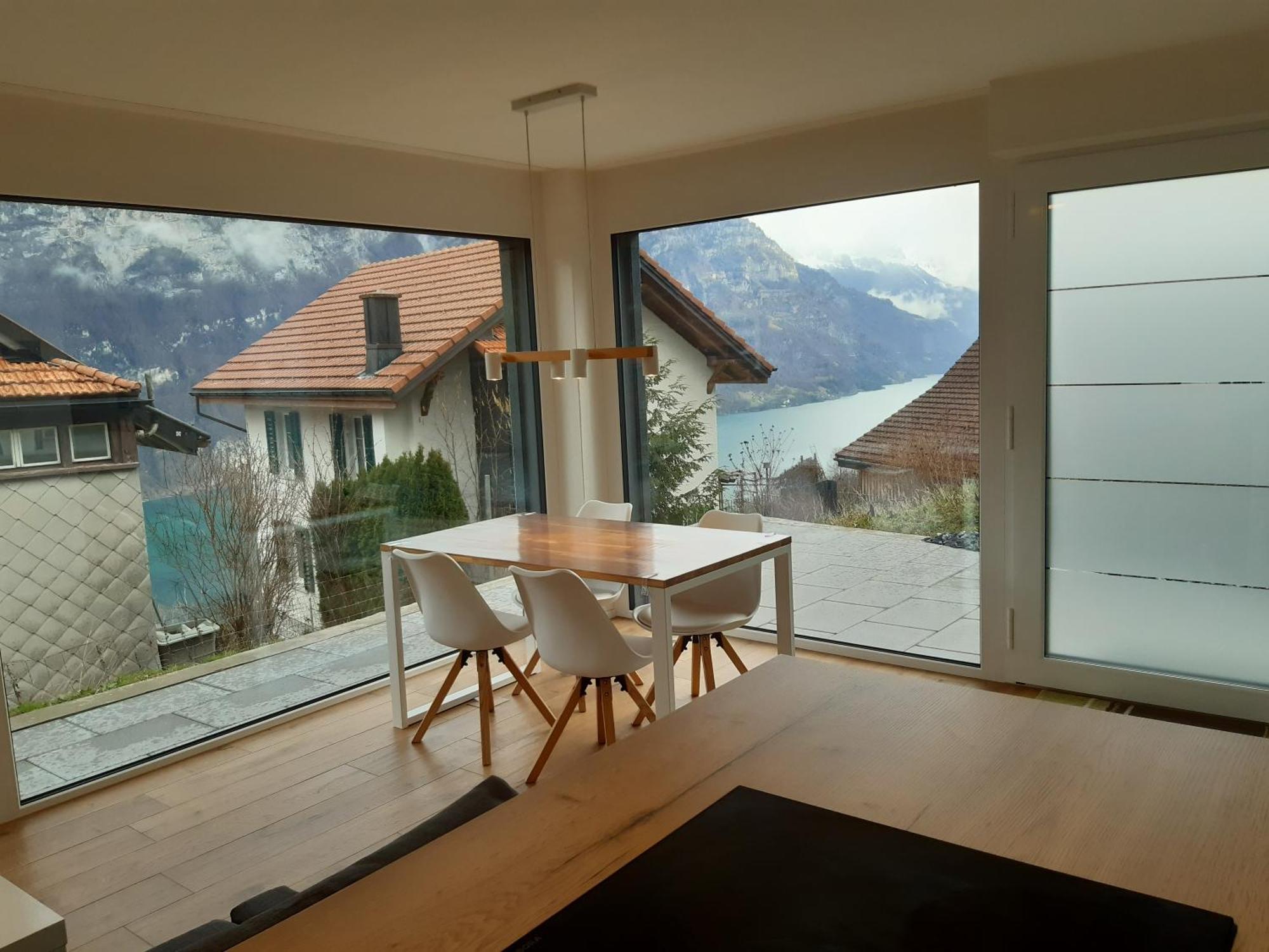 Apartment Panorama Am Walensee In Neubau-Villa Obstalden Экстерьер фото