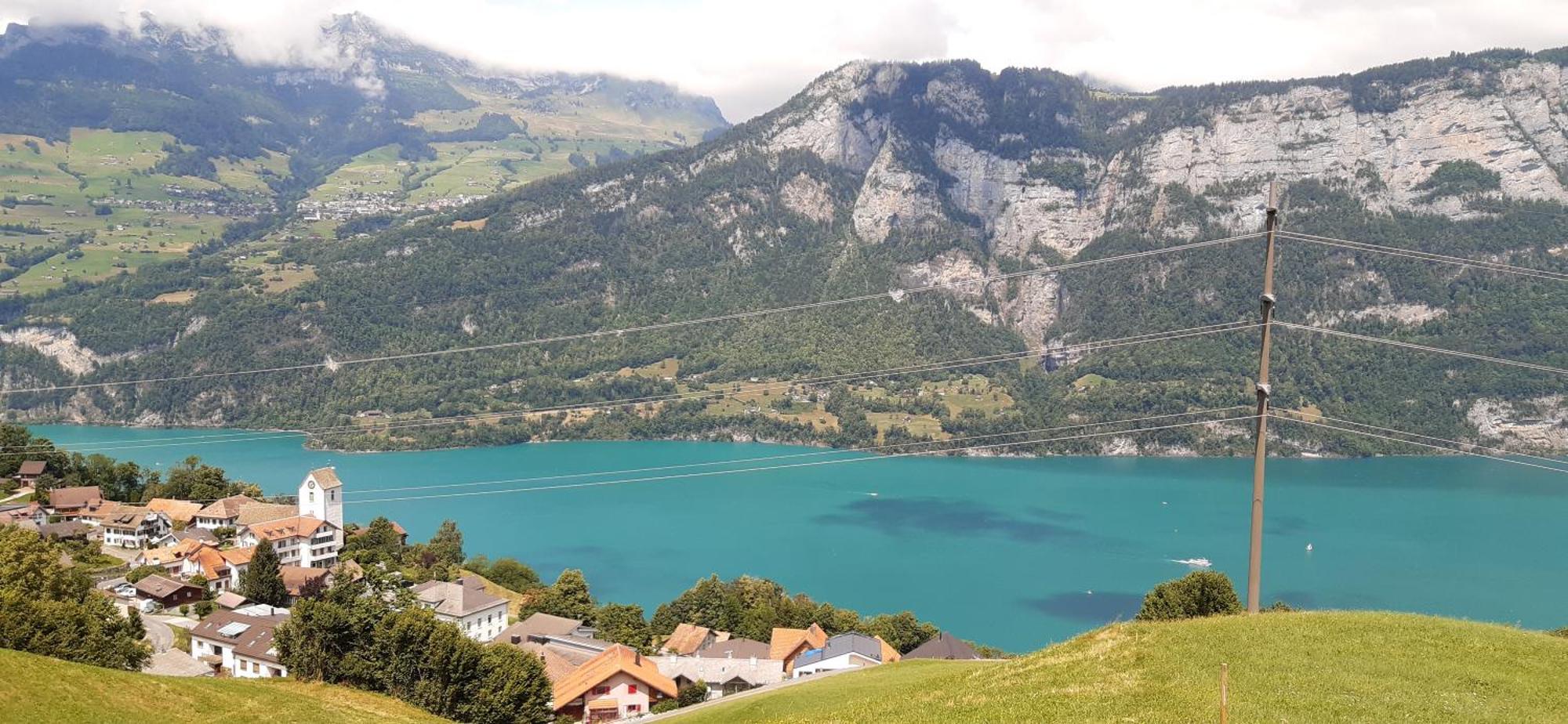 Apartment Panorama Am Walensee In Neubau-Villa Obstalden Экстерьер фото